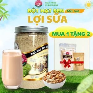 Bột Hạt Sen Hỗ Trợ Lợi Sữa Senfarm
