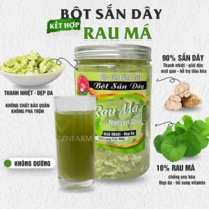 Bột Sắn Dây Rau Má