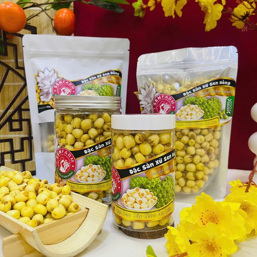 Hạt sen sấy giòn Senfarm