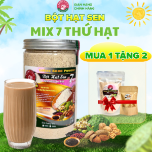 Bột Hạt Sen Mix 7 Thứ Hạt Dinh Dưỡng Nguyên Chất Senfarm